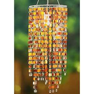  Battery Operated Bronze Shimmer Hanging Chandelier Sports 