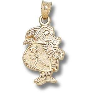  University of New Orl Lafitte Gator Pendant (14kt) Sports 