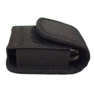   Nylon Carrying Pouch with Belt Clip   BLACK