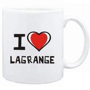  Mug White I love Lagrange  Usa Cities