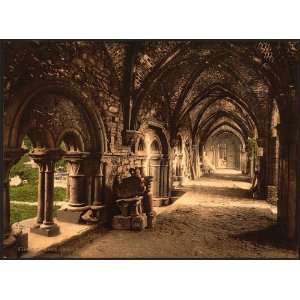  St. Bavon Abbey, the cloister, Ghent, Belgium,c1895