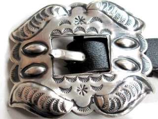 Pawn Collection Beautiful Navajo Concho Belt Loop Size  