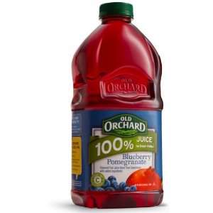 Old Orchard Blueberry Pomegrante 100% Juice, 64 oz. (Pack of 8)