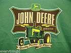 Mens Green John Deere Quality Tractor & Plows T Shirt