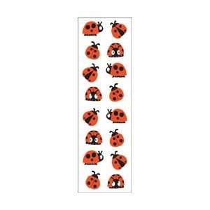   Stickers Chubby Ladybugs; 6 Items/Order Arts, Crafts & Sewing