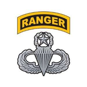  Master Airborne Wings, Ranger Tab Stickers Arts, Crafts 