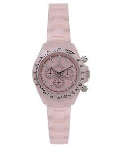 Toy Watch USA Plasteramic Chronograph, Pink Pearl  