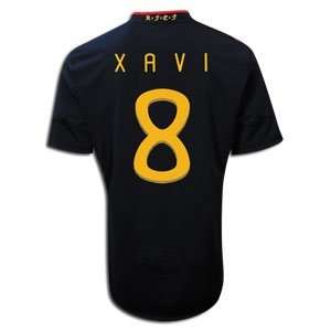  #8 Xavi Spain Away 2010 World Cup Jersey (Size L) Sports 