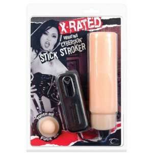  X rated cyberskin vibrating stick stroker Health 