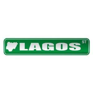  LAGOS ST  STREET SIGN CITY NIGERIA