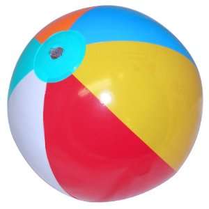  Inflatable 6 Color Beach Balls (1 dz) Toys & Games