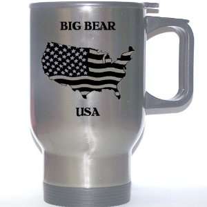  US Flag   Big Bear, California (CA) Stainless Steel Mug 