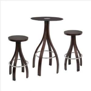  Champagne Bar Table and Stools Set