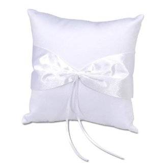 Darice VL32, Ring Pillow Design Your Own, White