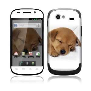  Samsung Google Nexus S Decal Skin   Animal Sleeping Puppy 