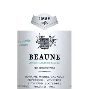  1998 GaunouxMichel Beaune 750ml Grocery & Gourmet Food