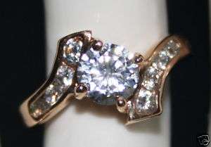 Stunning 14K HGE Lind Ring size 7 1/4  