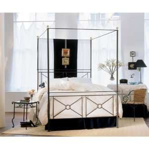  Campaign Canopy Bed W/ Finial Options By Charles P. Rogers 