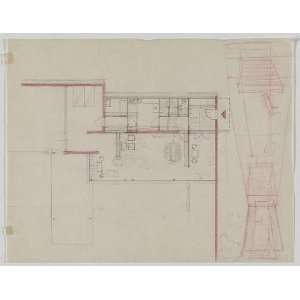 Bauhaus design problem,one bedroom courtyard house,plan,floor,H 