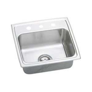   Top Mount Single Bowl Stainless Steel Sink With 2
