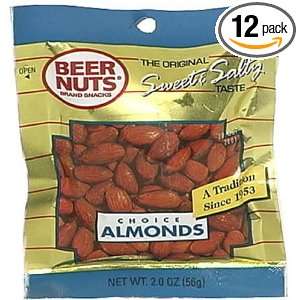 Beer Nuts Almond Clip Strip, 2.5000 ounces (Pack of12)