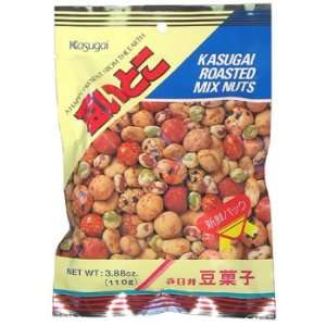 Kasugai   Roasted Mix Nuts 2.82 Oz.  Grocery & Gourmet 