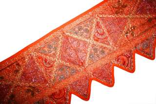 Old Sari Patch Toran Door Window Valance Toper Tapestry  