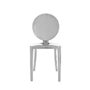  Livia Side Chair in Silver (Set of 2) Furniture & Decor