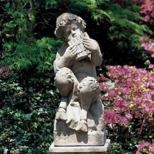 Campania International Pan Cast Stone Garden Statue 