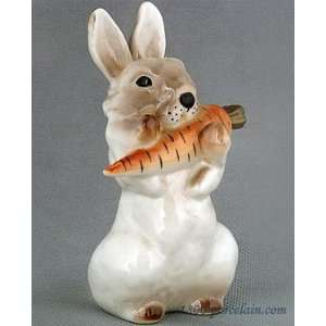  Lomonosov Porcelain Figurine Hare with Carrort #1 