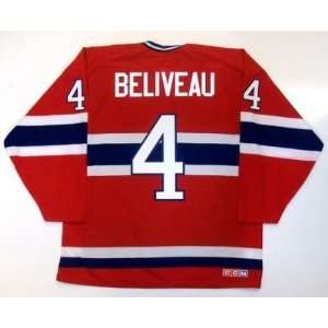  Jean Beliveau Montreal Canadiens Ccm Maska Jersey Sports 