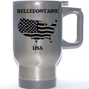  US Flag   Bellefontaine, Ohio (OH) Stainless Steel Mug 