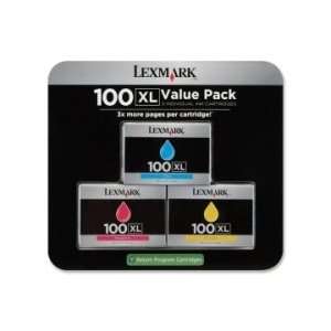  Lexmark No. 100XL High Yield Ink Cartridge Tri Color 