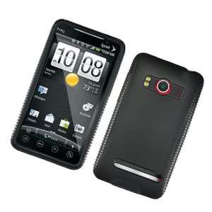   Black/ Black Hard Protector Back Cover Case For HTC Supersonic EVO 4G