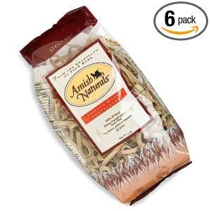 Amish Naturals Tomato Basil Fettuccine, 12 Ounce Packages (Pack of 6 