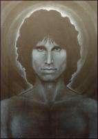   Slick SACRIFICE TO MORPHENUS Hand Signed Giclee Jim Morrison The Doors