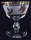 Libbey Beer Glass Libby Starlyte Gold Leaf Wedding 5  
