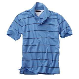 Tommy Hilfiger Mens Stripe Pique Polo Shirt COLOR SIZE  