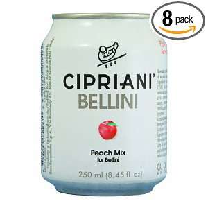 San Benedetto Cipriani Bellini Mix, 8.45 Ounce (Pack of 8)