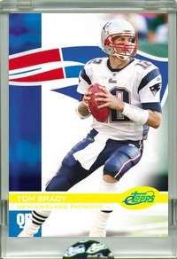 2006 eTopps Tom Brady In Hand #ed /749 Patriots  