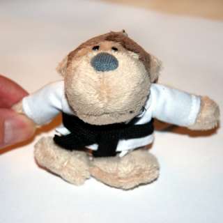 Tokaido Monkey Soft Toy Keychain in Karate Uniform  