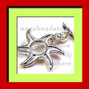 Large BALI STERLING SILVER Sun Toggle Clasp T82  