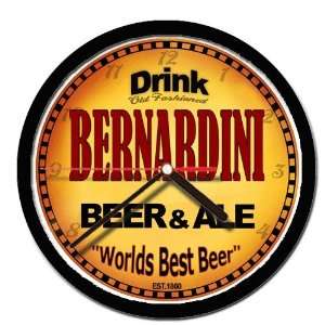  BERNARDINI beer and ale cerveza wall clock Everything 