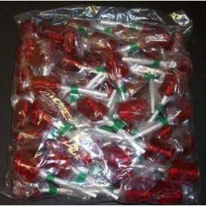 Bag of (24) Strawberry Lollipops (24) Grocery & Gourmet Food