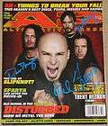 disturbed autographs  