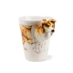  Shetland Sheepdog Handmade Coffee Mug (10cm x 8cm)