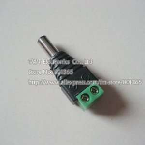 camera dc power male jack connector dc terminal for cctv systems power 