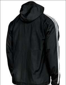 Adidas $90 Tiro 11 Mens XL Rain Travel Jacket Track Top Soccer Black 