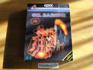 Vintage Oil Barons Commodore 64 Strategy Game Epyx RARE  