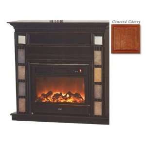   44 in. Fireplace Mantel with Tile   Concord Cherry